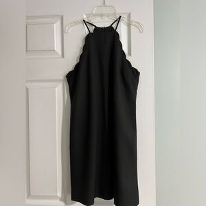 Lulus black shift dress sz S